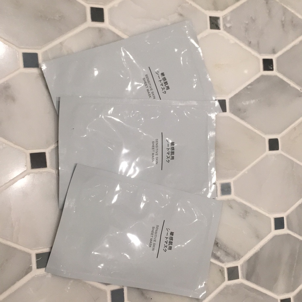 korean sensitive skin sheet masks